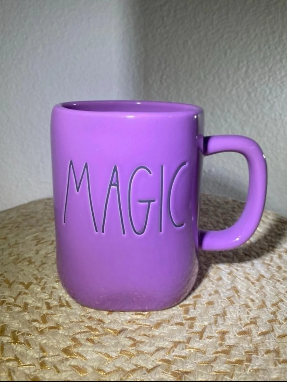Rae Dunn purple MAGIC Halloween Mug Witch Spooky